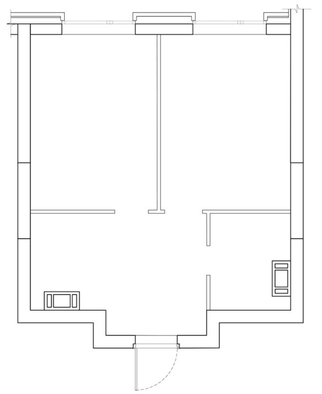 米博体育官网40㎡一居室用电视墙做隔断空间显大又有层次(图1)